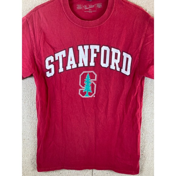 Mens Sz Small STANFORD University THE VICTORY T Shirt Red Short Sleeve - Picture 3 of 6